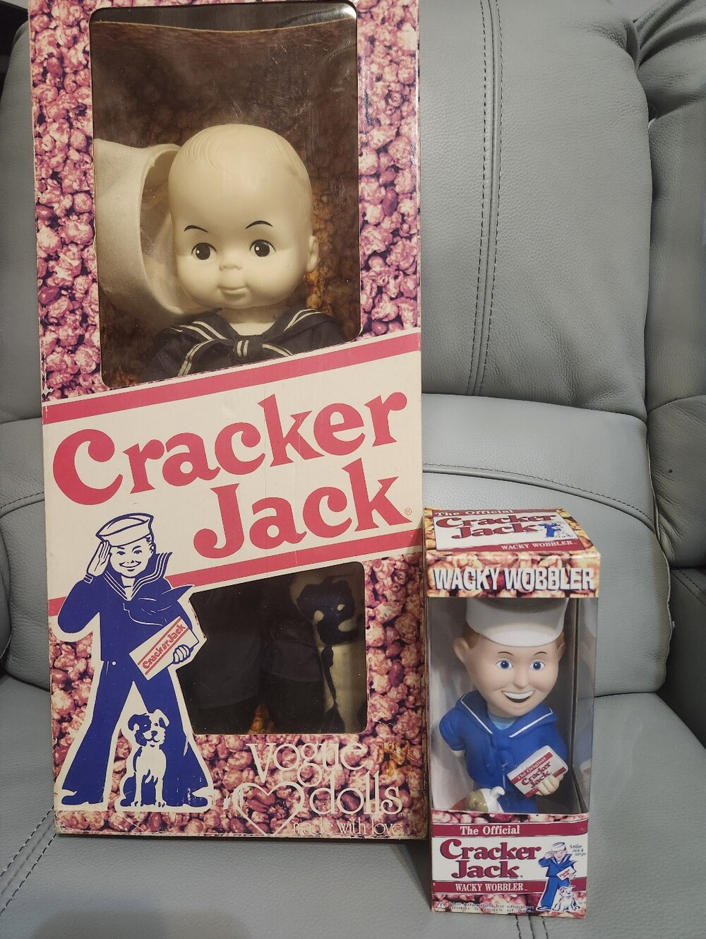 Pair Of Vintage Cracker Jack Dolls